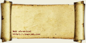 Emilija Roglić vizit kartica